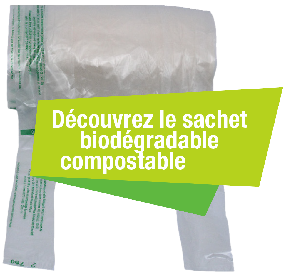Découvrez le sachet biodégradable compostable